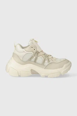 Tenisky Tommy Jeans TJW MODULAR RUNNER béžová barva, EN0EN02473