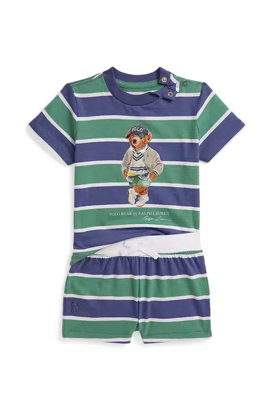 Souprava Polo Ralph Lauren zelená barva, 320972373001