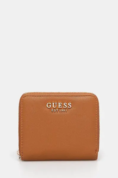 Peněženka Guess TALENT dámská, hnědá barva, SWNG96 69137