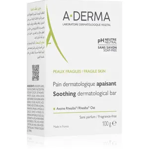 A-Derma Essentials Dermatological Bar dermatologická umývacia kocka pre citlivú a podráždenú pokožku 100 g