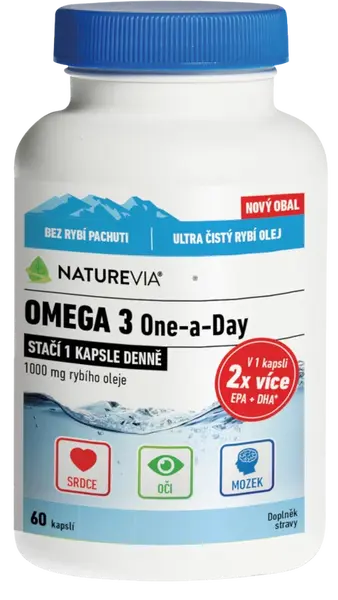 NATUREVIA Omega 3 One a Day 60 kapsúl