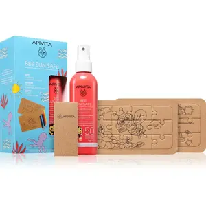 Apivita Bee Sun Safe Kids Gift Set darčeková sada na opaľovanie SPF 50