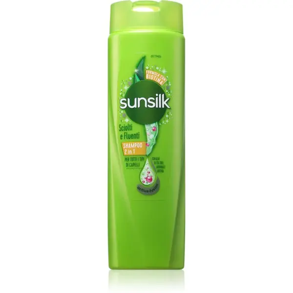Sunsilk Loose & Flawing šampón a kondicionér 2 v1 na krepovité vlasy bez objemu 250 ml