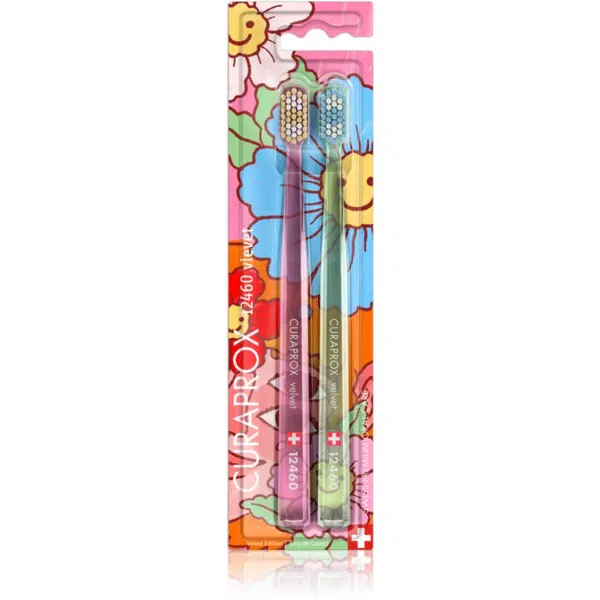 Curaprox Limited Edition Flowers zubné kefky 12460B Velvet 2 ks