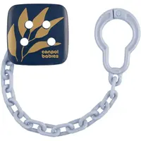 Canpol babies Gold Soothers Holder retiazka na cumlík Blue 1 ks