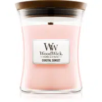 Woodwick Coastal Sunset vonná sviečka s dreveným knotom 275 g