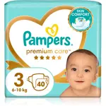 Pampers Premium Care Size 3 jednorazové plienky 6-10 kg 40 ks