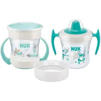 NUK Mini Cups Set Mint/Turquoise hrnček 3v1 6m+ Neutral 160 ml