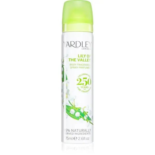 Yardley Lily Of The Valley dezodorant v spreji pre ženy 75 ml