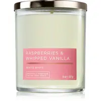 Bath & Body Works Raspberries & Whipped Vanilla vonná sviečka 227 g