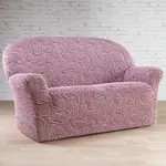 Bielastické poťahy BRILLANTE bordó trojkreslo (š. 170 - 220 cm)