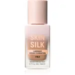 Makeup Revolution Skin Silk Serum Foundation ľahký make-up s rozjasňujúcim účinkom odtieň F10.5 23 ml