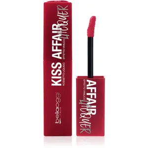 bellaoggi Kiss Affair Lacquer dlhotrvajúci tekutý rúž odtieň Confident 3.9 ml