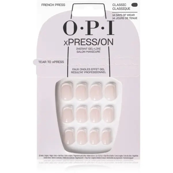 OPI xPRESS/ON umelé nechty French Press 30 ks