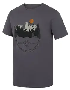 Husky  Tee Moon M dark grey, S Pánske bavlnené tričko