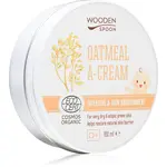 WoodenSpoon Oatmeal A-Cream výživný upokojujúci krém pre suchú až atopickú pokožku 100 ml
