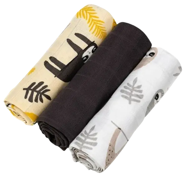 T-TOMI Plienky Tetra vysokej kvality, Lenochod 3 ks