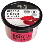 ORGANIC SHOP Ružové perly - Telový peeling 250 ml