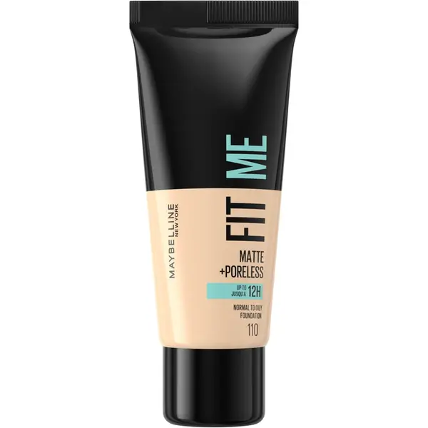 MAYBELLINE NEW YORK Fit me Matte + Poreless make-up 110 Fair Ivory 30 ml