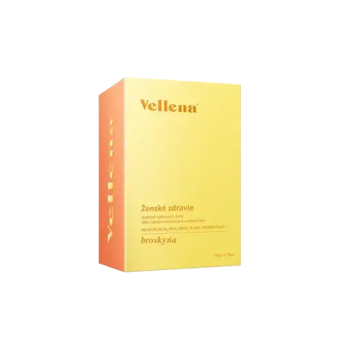 VELLENA Ženské zdravie Nápoj príchuť Broskyňa 30 vrecúšok