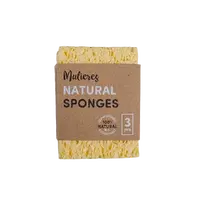 MULIERES Sada univerzálnych umývacích hubiek - 100% kompostovateľné 3 ks