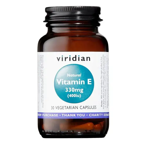 VIRIDIAN Vitamin E 330 mg 400 IU 30 kapsúl