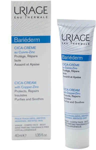 URIAGE Regeneračný krém (Bariederm Cica Crème) 40 ml