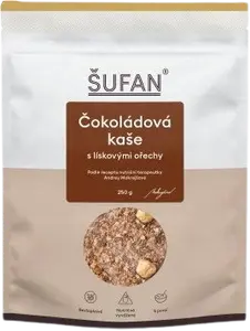 ŠUFAN Čokoládová kaša s lieskovými orechmi 250 g