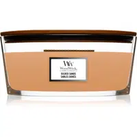 Woodwick Gilded Sands vonná sviečka s dreveným knotom (hearthwick) 453 g