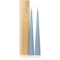 ester & erik cone candles dusty blue (no. 83) dekoratívna sviečka 2x37 cm