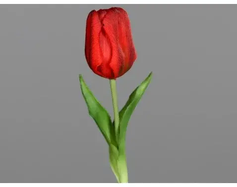 Umelá kvetina Tulipán 20 cm, červená%