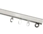 Záclonová koľajnička Deluxe 250 cm, komplet, biela%