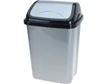 Odpadkový kôš 10 l, černo-šedý%