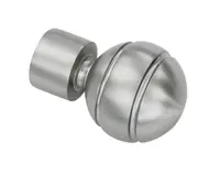 Koncovka na garnižu kov-mat, guľa, priemer 1,9 cm (set 2 ks)%