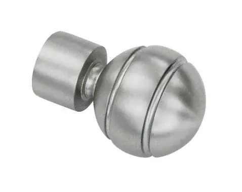 Koncovka na garnižu kov-mat, guľa, priemer 1,9 cm (set 2 ks)%