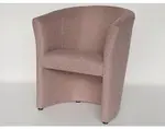 Kreslo Boston, staroružová látka%
