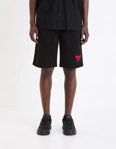 Čierne pánske kraťasy Celio NBA Chicago Bulls