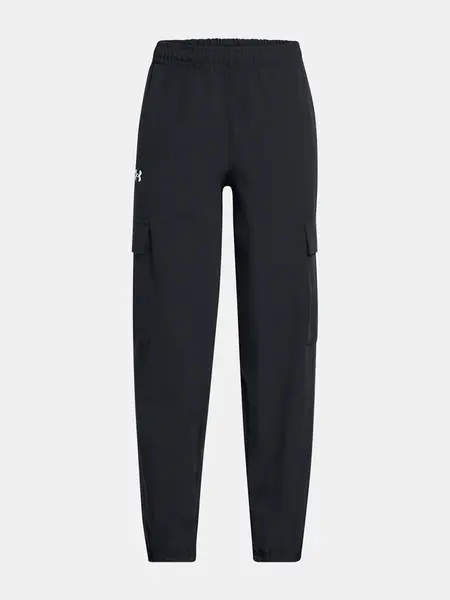 Dívčí sportovní kalhoty Under Armour UA Rival Woven Cargo Pants-BLK - Holky
