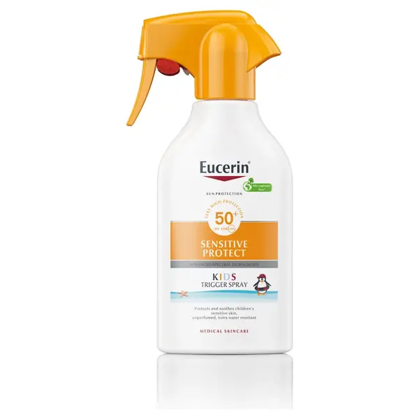 EUCERIN Sun Sensitive Protect detský sprej na opaľovanie SPF 50+ 250 ml