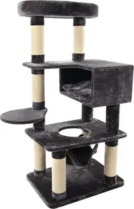 Flamingo Škrabadlo strom Evan Dark grey