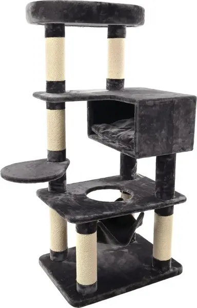 Flamingo Škrabadlo strom Evan Dark grey