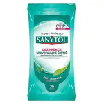 SANYTOL Dezinfekčné univerzálne čistiace utierky s vôňou Eukalyptu 36 ks