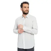 Bushman Pánska ľanová košeľa Salwin, modrá XXXL