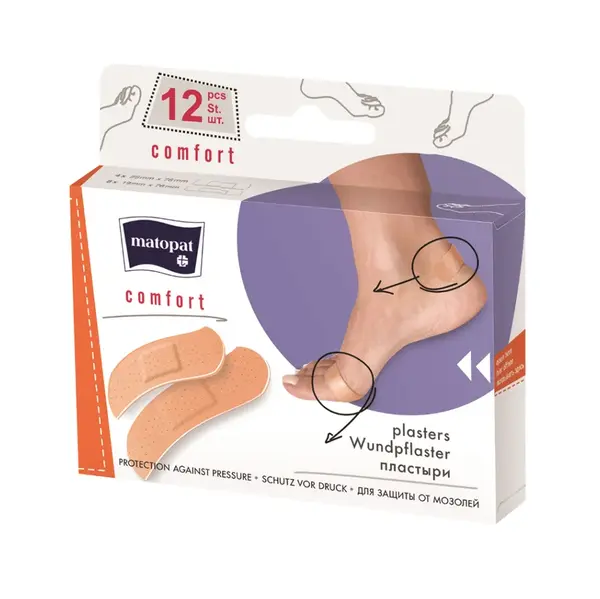 Náplasť Matopat Comfort 12ks