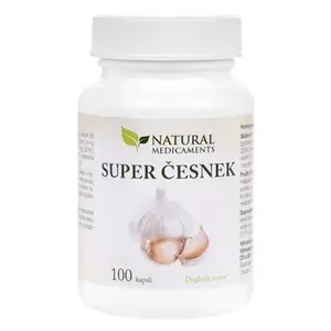NATURAL MEDICAMENTS Super cesnak 100 tabliet