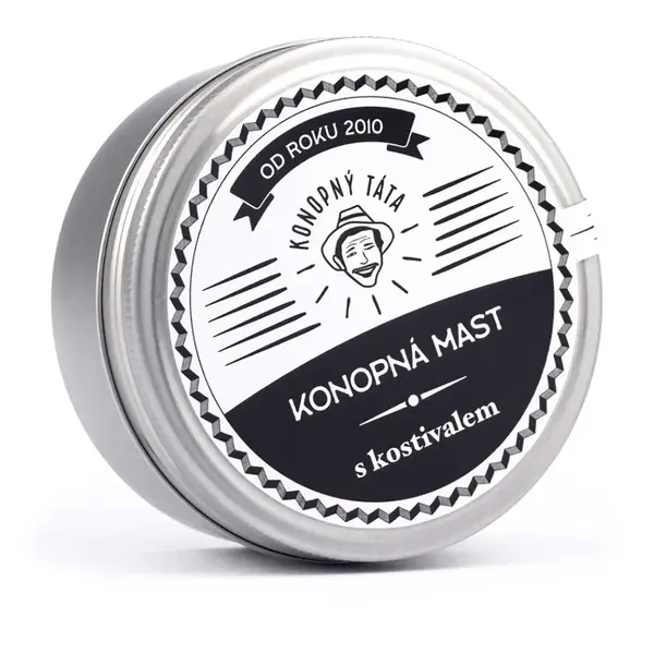 KONOPNÝ TÁTA Konopná masť s kostihojom 200 ml