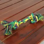 Reedog bavlněný uzel, 26 cm - Žluto-zelená