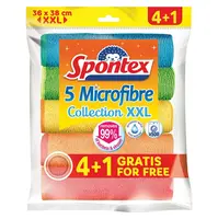 SPONTEX Microfibre XXL Utierka z mikrovlákna 4 + 1 kusy