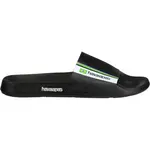 HAVAIANAS SLIDE BRASIL Unisex šľapky, čierna, veľkosť 37/38