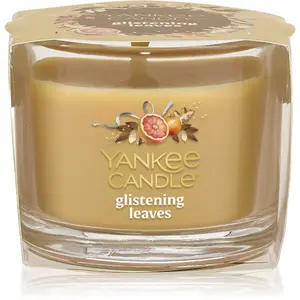 Yankee Candle Glistening Leaves votívna sviečka glass 37 g